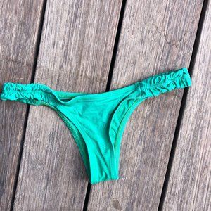 SALE!! L*SPACE Green Cheeky Bikini Bottom